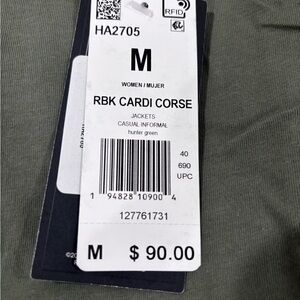 Reebok Hunter Green Bomber Jacket